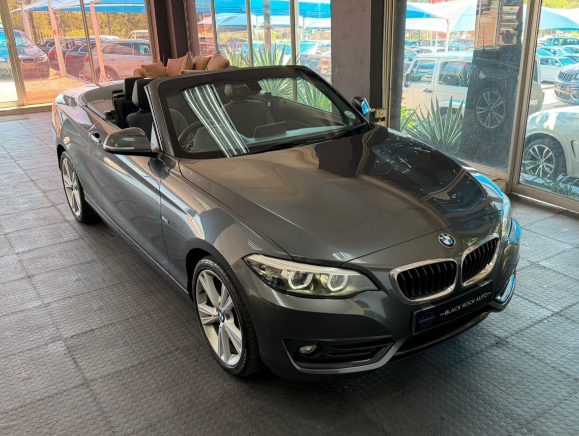 BMW 2 Series 220i Convertible Sport Line Auto 2018